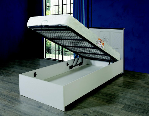 Jugendzimmer Bett Nachttisch Möbel Kleiderschrank Komplette 3tlg. 