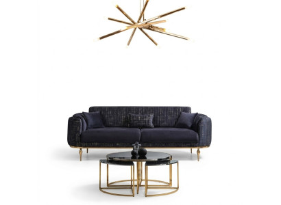 Luxus dreisitzer sofa couch moderne couchen textil sofas stoff 234cm