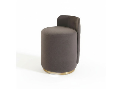 Design Sessel Luxus Ottomane Schminktisch Hocker Runder Polster Stuhl Bank