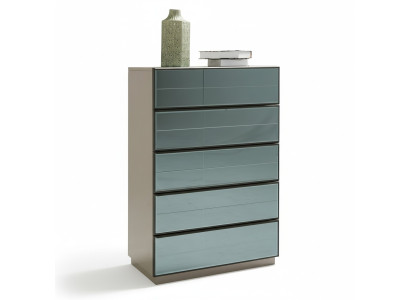 Spiegel Front Kommode Schränke Grauer Hochschrank Spiegel Sideboard Luxus design