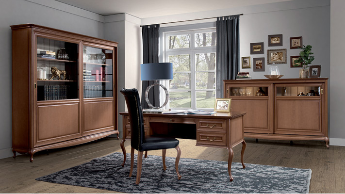 Klassische Stühle Luxus Holz Lehnstuhl Holzstuhl Designer Stuhl Esszimmerstuhl