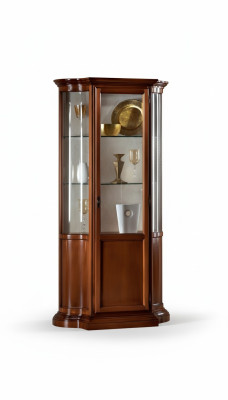 Vitrine Glasschrank Braun Luxus Italienische Möbel Vitrinen Schränke Wohnzimmer