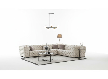 Chesterfield Polstersofa Sofa Ecksofa Garnitur Polster Luxus Ecke Sofas Neu