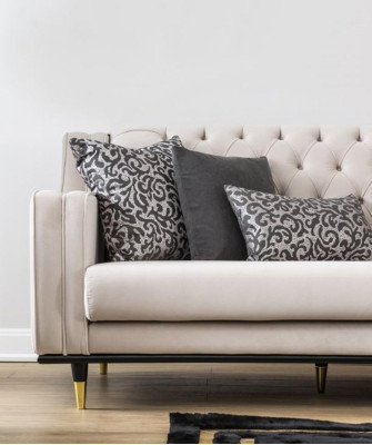 Luxus Garnitur Set 5tlg Sofagarnitur 3+3+1+1 Sitzer Couchtisch Sofa Sessel