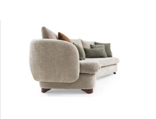 Sofa 3 Sitzer Polstersofa Grau Textill Sitz Design Stoff Modern Couch Sofas Neu