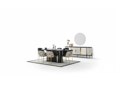Luxus Esszimmer Essgarnitur 8tlg Set Essgruppe Stuhl Set Einrichtung