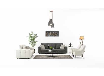 Luxus Sofagarnitur Modern Set 3+2+1+1 Sitzer Sofa Couch Garnitur Design Couchen