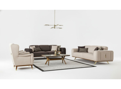 Luxus Sofagarnitur Couch Möbel Set Designer Couchen Garnituren 4tlg.