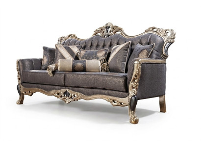 Luxus Sofa 3-Sitzer Stof Wohnzimmer Klassisch Design Sofas Polster Couchen Neu