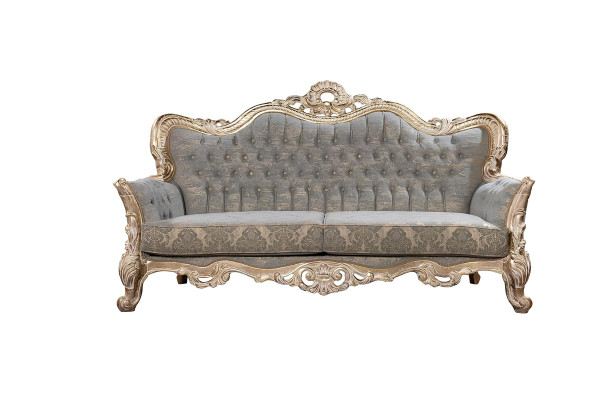 Chesterfield 3 Sitzer Designer Sofa Luxus Polster Sofas Couchen Stoff Textil