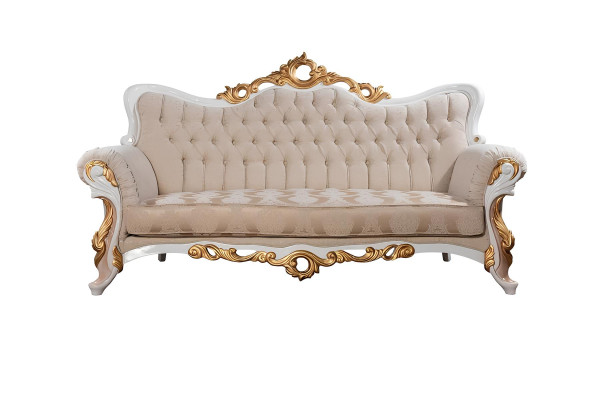 Sofagarnitur 3+1 Sitzer Set Design Sofas Polster Couchen Leder Relax Klassiker
