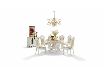 Esszimmer Set Ess Gruppe Holz Tisch Komplett Set 7tlg Esstisch 6 Stühle