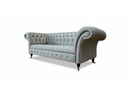Designer Sofa 3 Sitzer Chesterfield Couch Polster Sofas Couchen Möbel