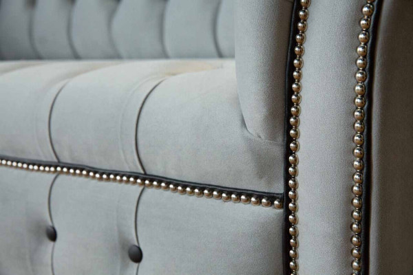 Chesterfield Sofagarnitur Design Luxus Polster Sofa Couch Sitz Garnitur