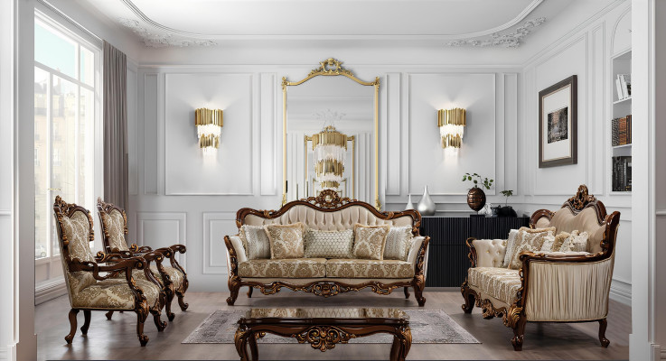 Barock Sessel Couch Sofa Möbel Einrichtung Couchen Sofas Stuhl Samt