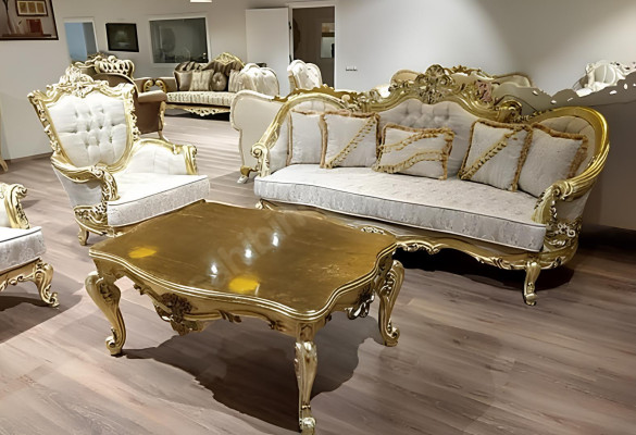 Chesterfield Sessel Ser Garnitur 1+1 Sitzer Couch Polster Möbel Einrichtung