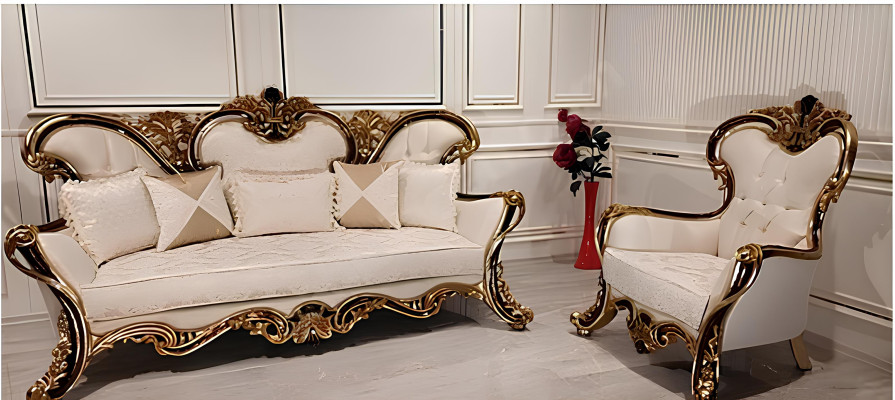 Wohnzimmer Sofa Couch Möbel Klassische Einrichtung 3 Sitzer Couchen