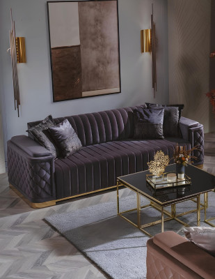 Luxus Couch xxl Sofa big Couchen 246cm Samt Design Möbel Sofas Stoff