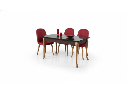 Esstisch Set Essgarnitur Sitzmöbel Set Esszimmer Sets Esstisch 4 Stühle 5tlg.