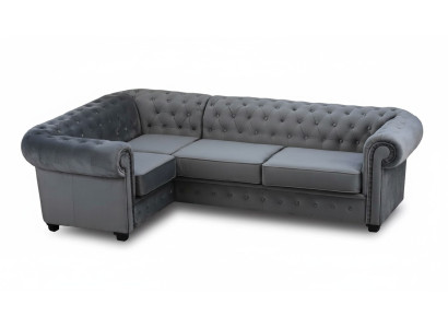 Chesterfield Sofa Couch Polster Möbel Eckgarnitur Sofas Couchen Stoff Textil