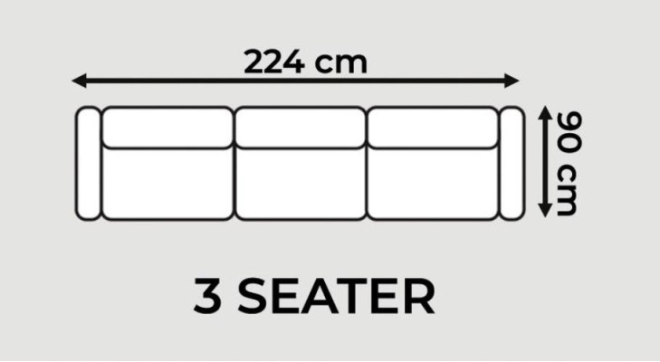 Dreisitzer Couch Textil Turkis Sofa Polster Möbel Einrichtung Sofas Couchen