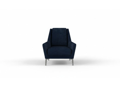 Blauer Relax Sessel Moderner Einsitzer Wohnzimmermöbel Clubsessel Neu