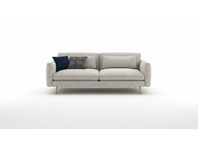 Graues Sofa Sofakollektion Sitzmöbel Set Wohnzimmermöbel Couch Textil
