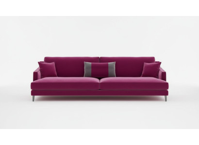 Rosa Dreisitzer Moderne Couch Wohnzimmer Sofas Stilmöbel Luxus Design