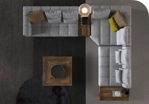 Weiße Ecksofagarnitur Textilsofas Luxus Couchen L-Form Garnitur Neu