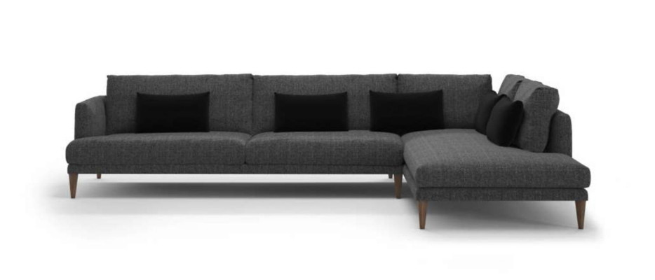 Wohnlandschaft Sofa Ecksofas L-Form Textilmöbel Moderne Einrichtung