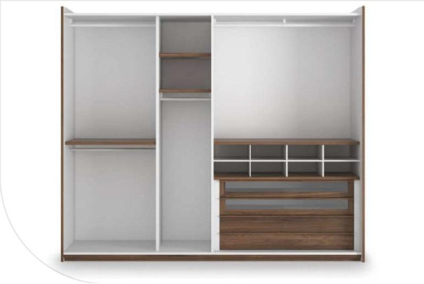Moderner Kleiderschrank Mit Spiegeltüren Schlafzimmermöbel Einrichtung