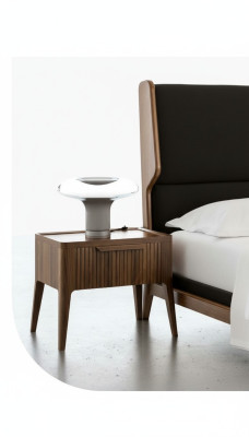 Schlafzimmer-Nachttisch mit Stauraum im modernen Stil Holzmöbel Luxus