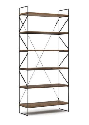 Wandregal Moderner Bücherschrank Wohnzimmer Regal Designer Holzmöbel