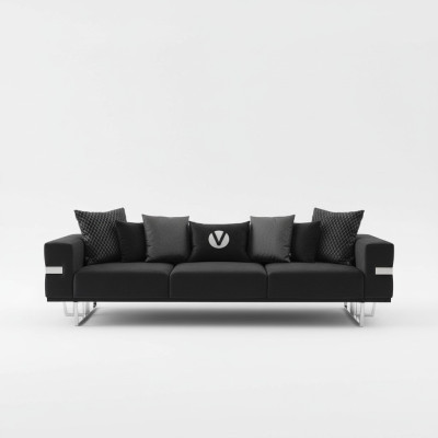 Wohnzimmer Couch Couchen Polster Sofas xxl Design Sofa 4 Sitzer Textil Big Neu
