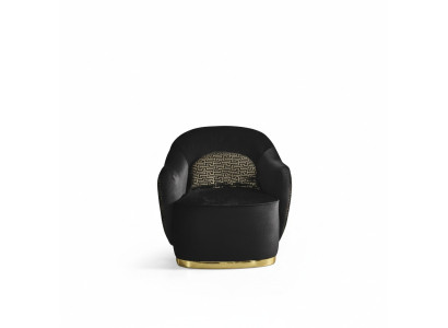 Sessel Club Lounge Designer Lehn Stuhl Sofa 1 Sitzer Fernseh Textil Polster Neu