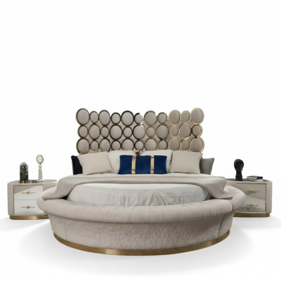 Luxus Bett 2x Nachttisch Set Betten Doppelbett Schlafzimmer Hotel Ehe 3tlg.