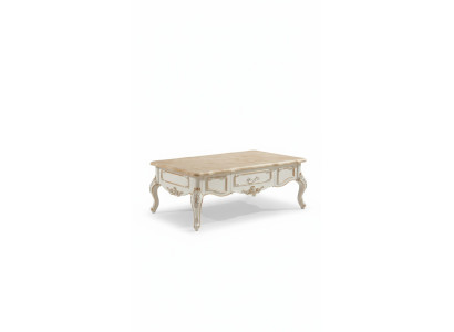 Couchtisch Weiß Tische Wohnzimmer Elegantes Klassische Design Möbel