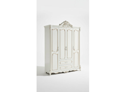 Kleiderschrank Weiß Elegantes Schlafzimmer Design Klassische Möbel Luxus