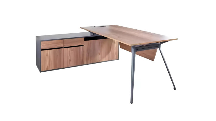 Schreibtisch Couchtisch Sideboard Büro Arbeitszimmer Braun Modern Holz