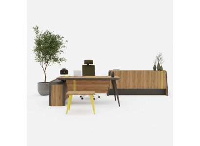 Eckschreibtisch Couchtisch Sideboard Büro Möbel Design Arbeitszimmer