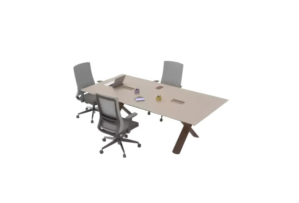 Großer Arbeitstisch Büromöbel Konferenztische Einrichtung Holzmöbel Modern