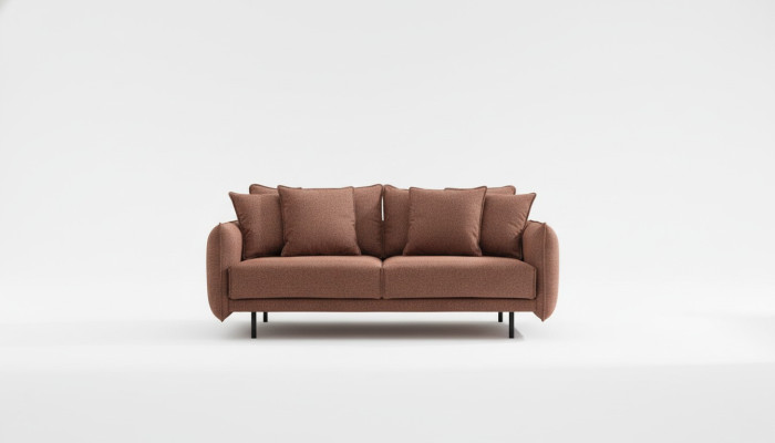 Wohnzimmer Sofa Couch Möbel Einrichtung Couch braun Sofas Couches neu