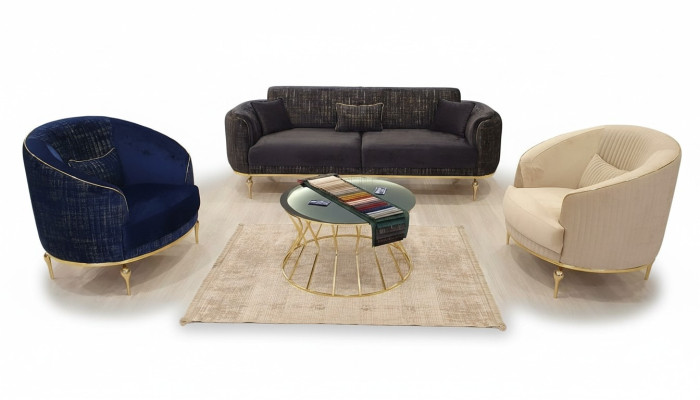 Sofagarnitur 3+1+1 Sitzer Wohnzimmer Möbel Couchen + Sessel 3tlg. 