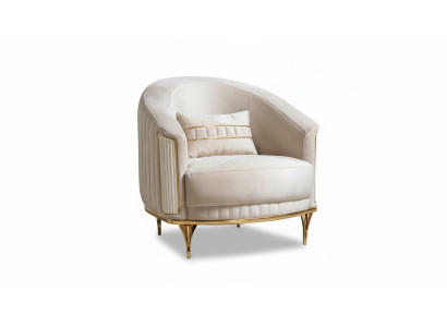 Wohnzimmer Luxus Sessel 1er Einsitzer Couch Möbel neu Modern Beige