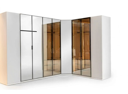 Kleiderschrank Schrank Luxus Holz Schränke Möbel Design Schlafzimmer