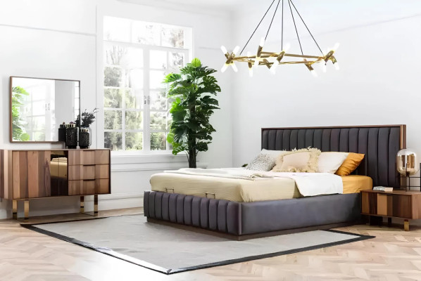 Rechteckige Nachttische Holz Tisch Nachttisch Schlafzimmer Beistelltisch