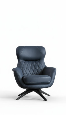 Sessel 1-Sitzer Komfortabler moderner Stil mittelweich Blau Luxuriös