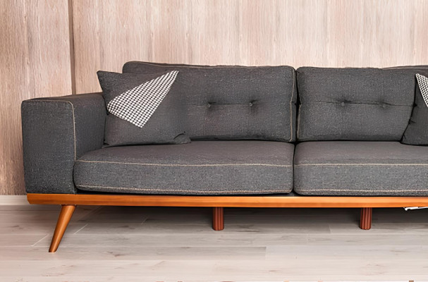 Modernes Ecksofa Mit Sessel Wohnzimmergarnitur Luxus Einrichtungsmöbel 3+1