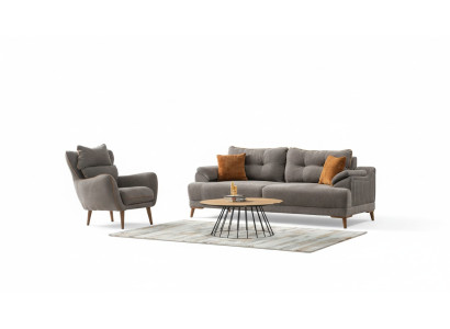 Komfortable Sofagarnitur 3+1 Sitzer Gemütliche und Stilvolle Wohnzimmercouch