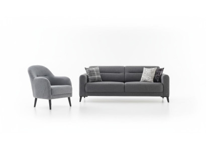 Komfortable 3+1 Sofagarnitur Stilvolles Design für gemütliches &elegantes Wohnen